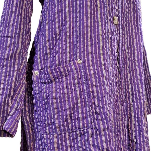 Nannette Keller Linen Artsy Button Down Blouse - Picture 4 of 6